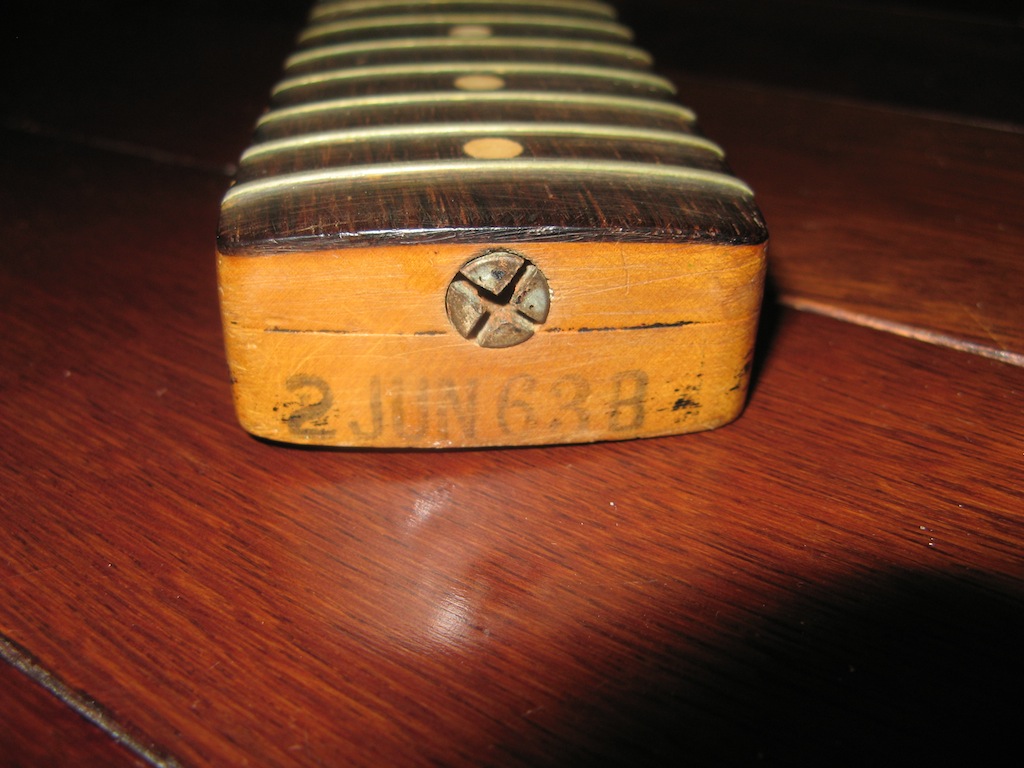 1963 stratocaster neck